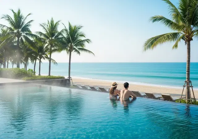 신라 모노그램 다낭 온수풀 이용 시간 및 시설 완벽 가이드: 사계절 럭셔리 호캉스의 정석 - 이미지 1